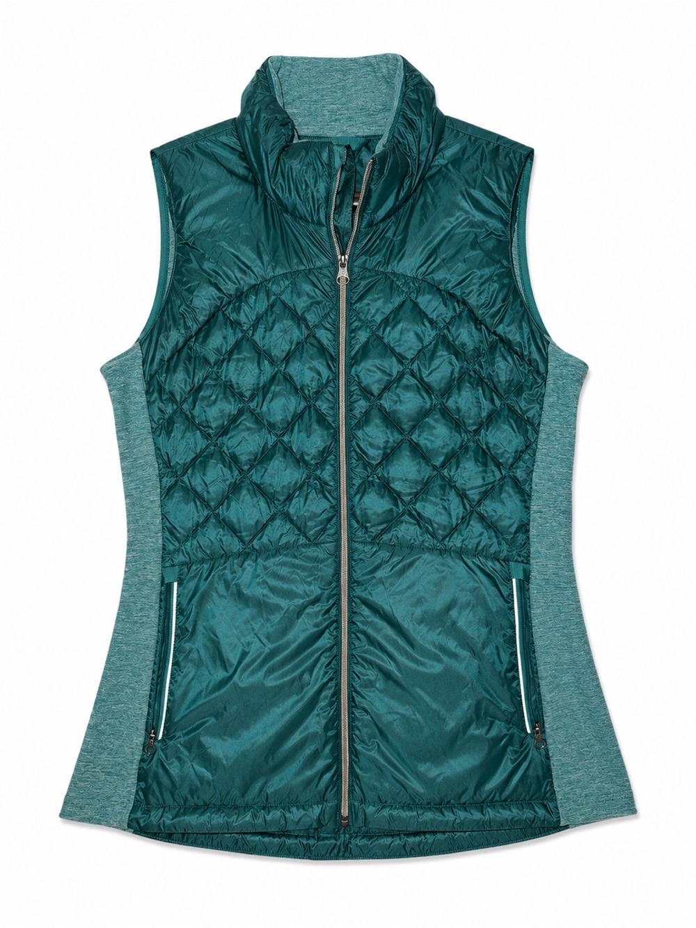 Lululemon Down For A Run Vest In Forage Teal Size 12